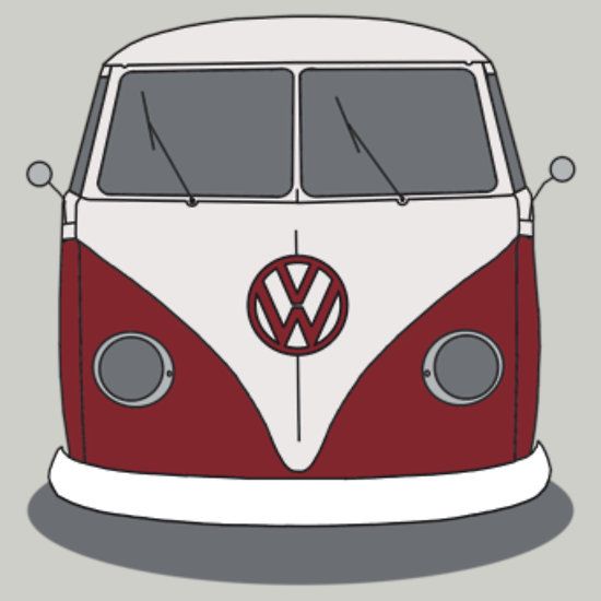 Vw Van Drawing at GetDrawings Free download