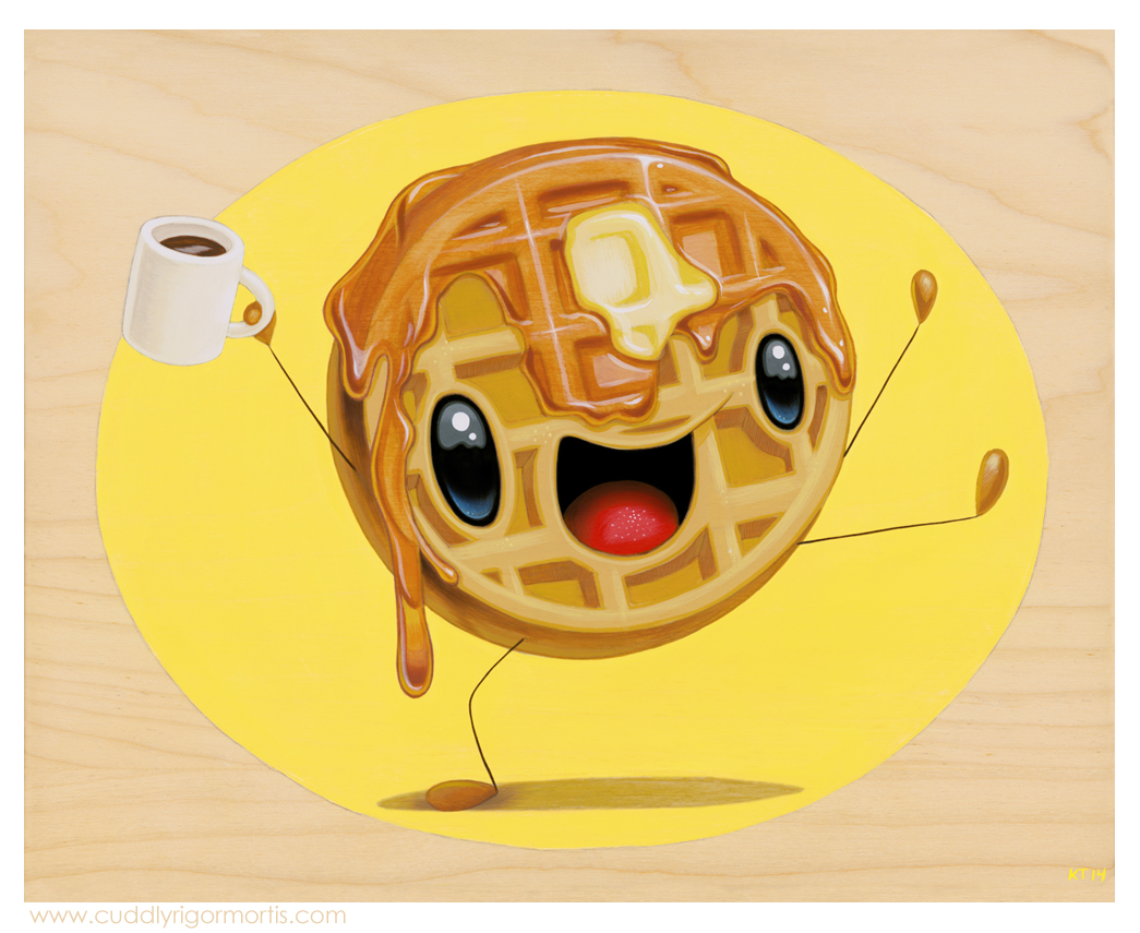  Sketch Drawing Of A Waffle with Pencil