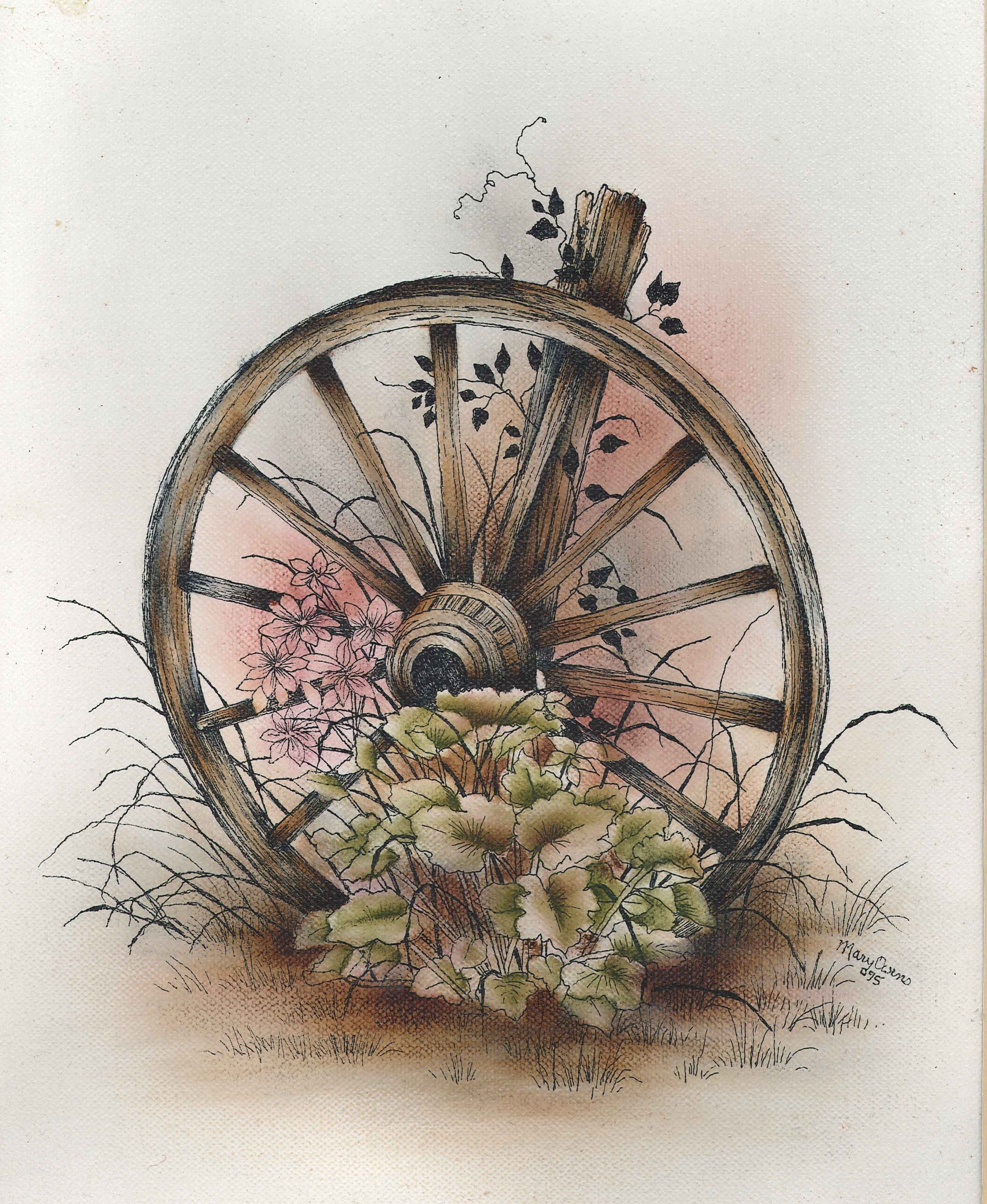 Wagon Wheel Drawing at GetDrawings Free download