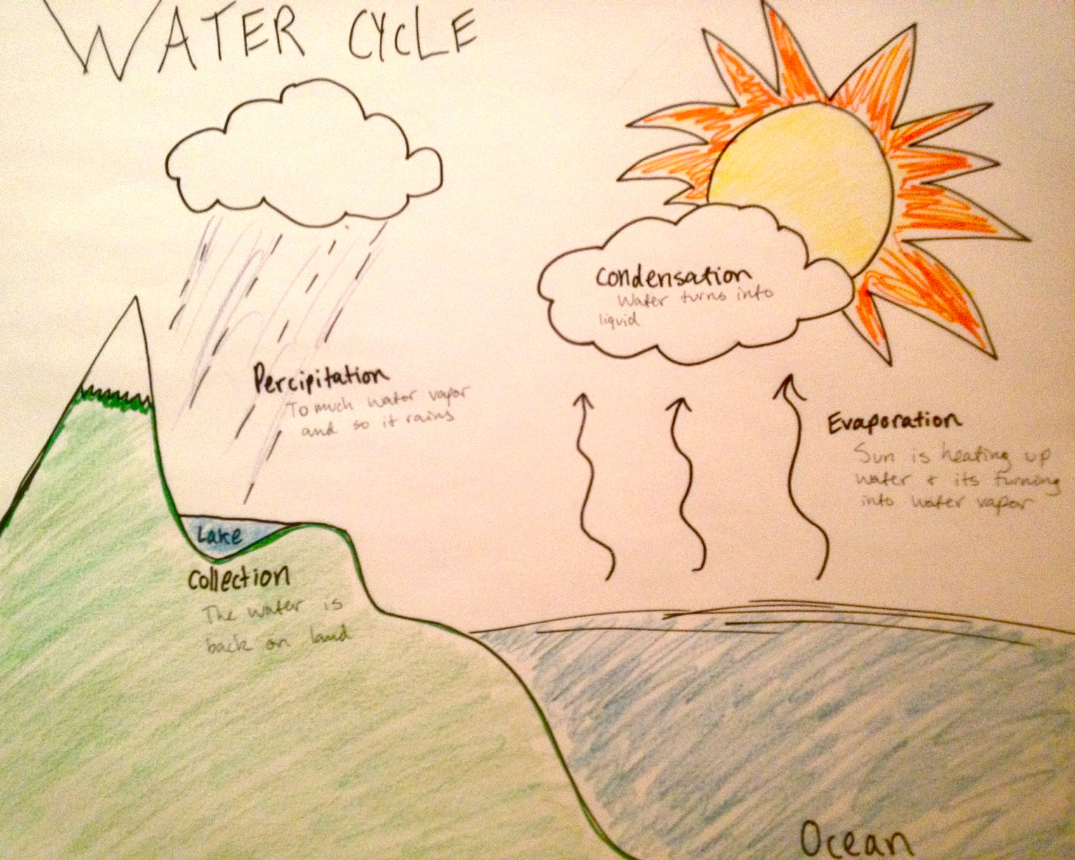 Water Cycle Drawing At GetDrawings Free Download