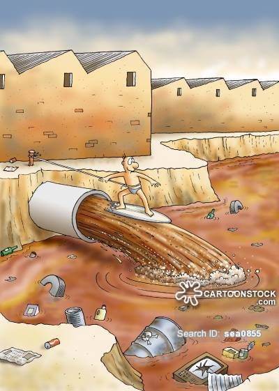 Water Pollution Drawing at GetDrawings | Free download