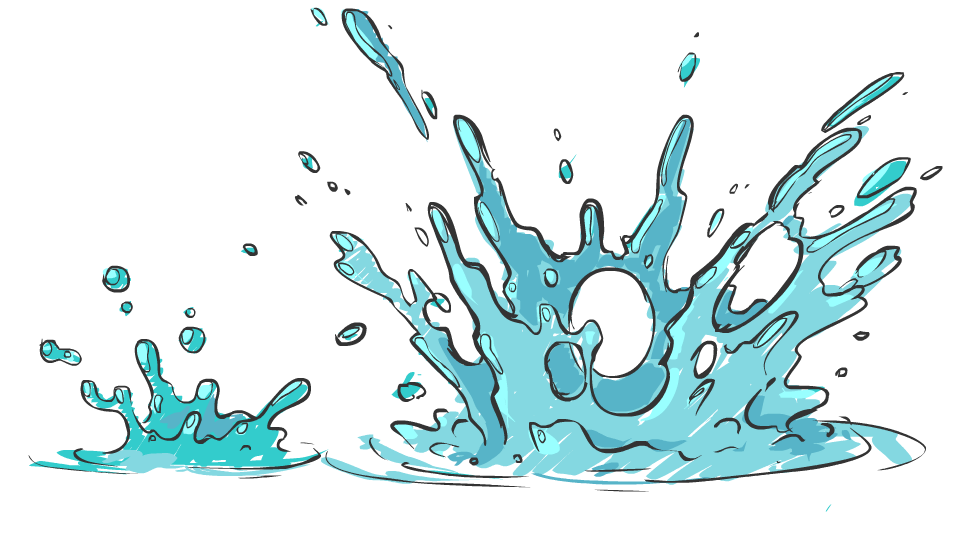 Water Splash Drawing at GetDrawings Free download