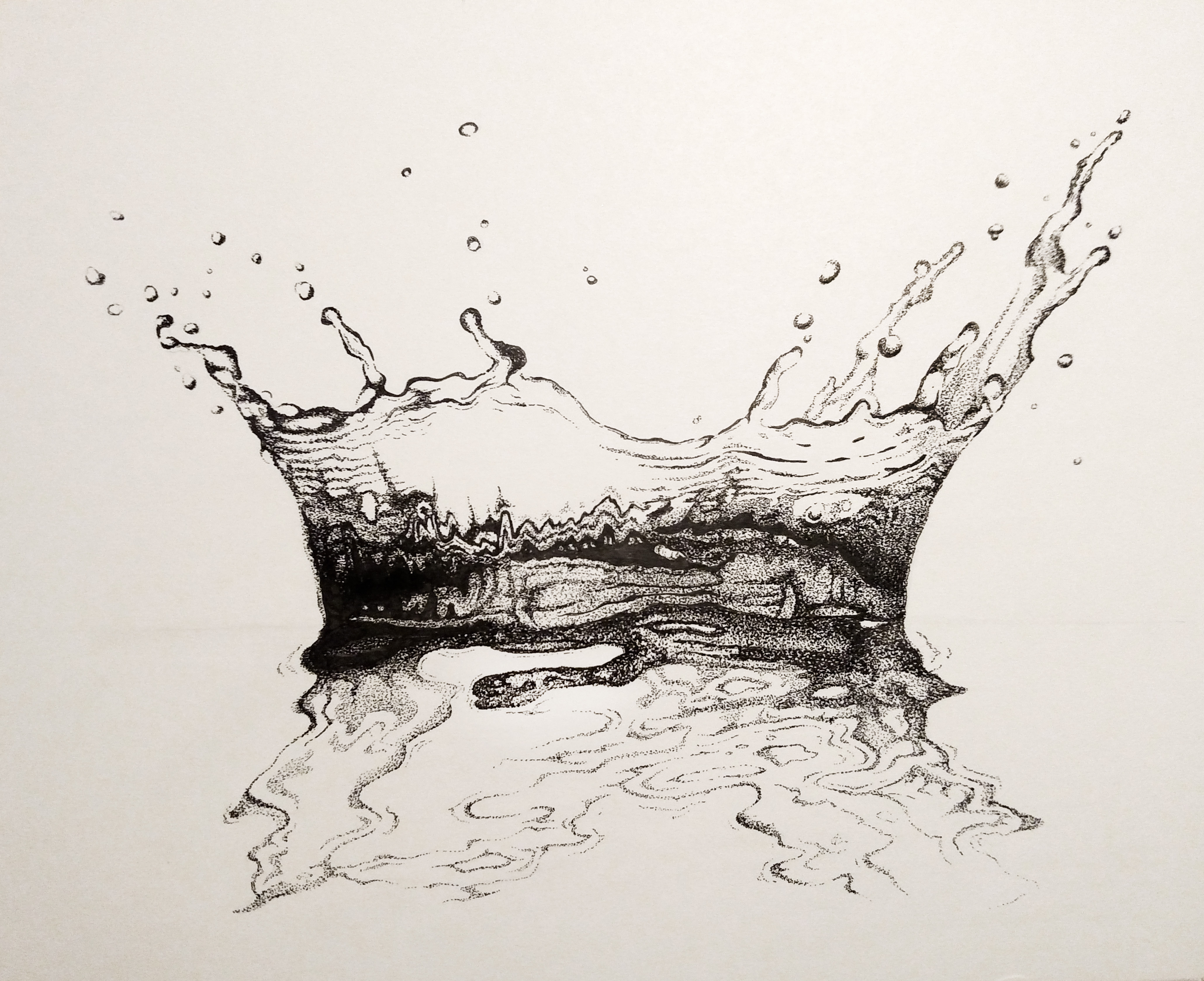 Water Splash Drawing At Getdrawings Free Download