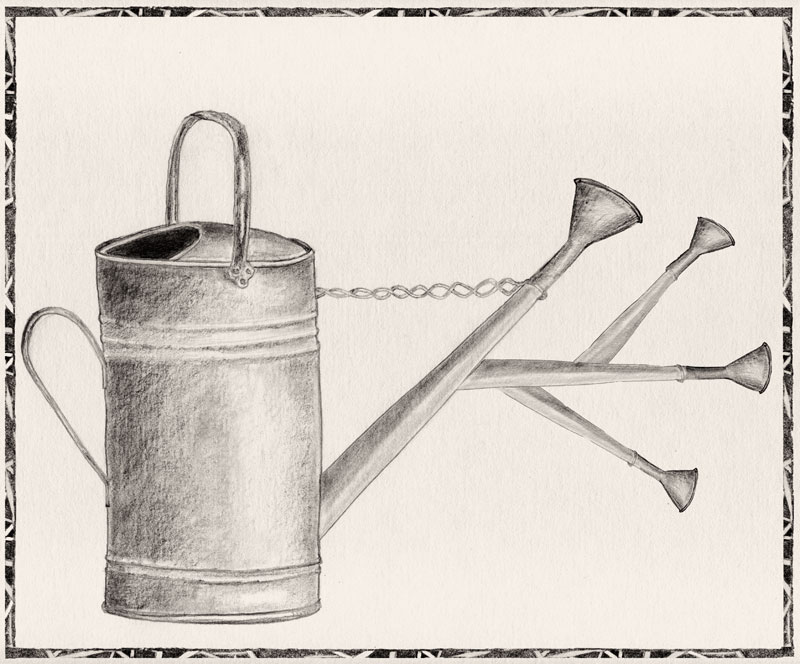 Watering Can Drawing at GetDrawings | Free download