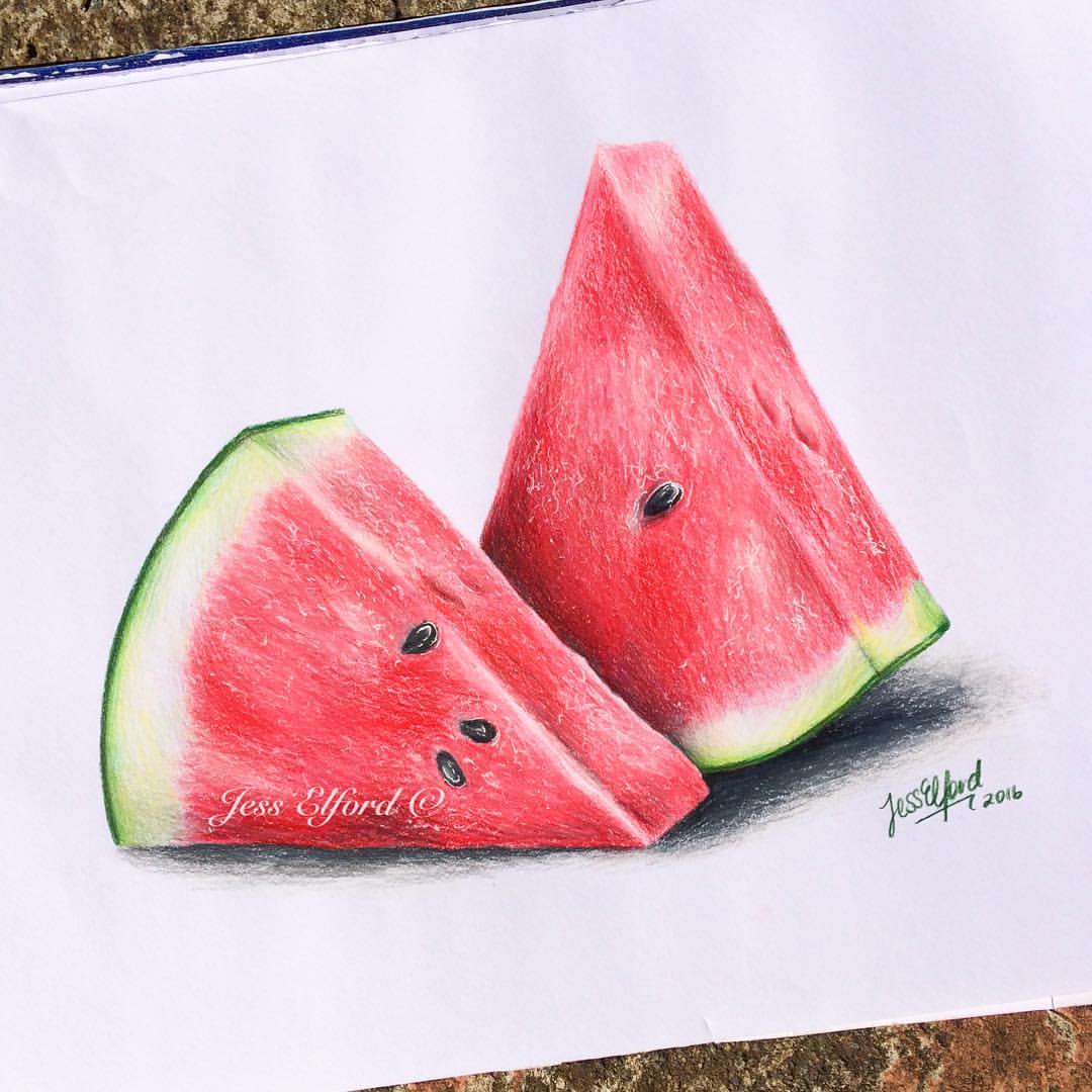 Watermelon Drawing at GetDrawings Free download