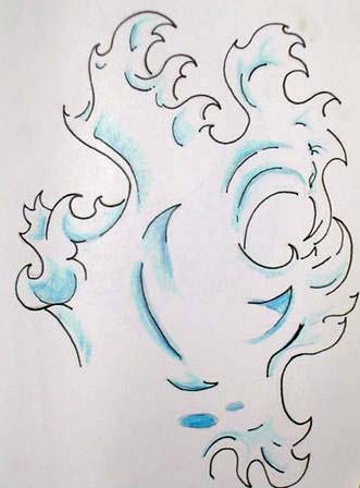 Wave Tattoo Drawing at GetDrawings | Free download