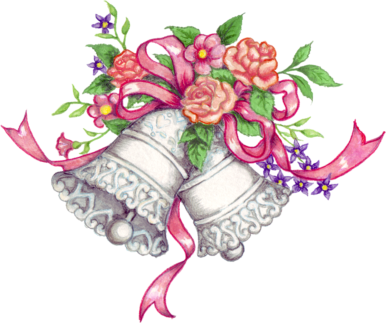 Wedding Bell Drawing At Getdrawings Free Download