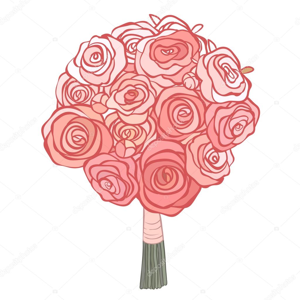 Wedding Bouquet Drawing At Getdrawings Free Download