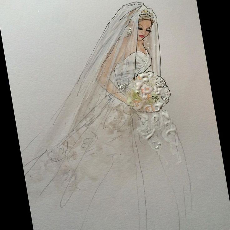 Wedding Veil Drawing at GetDrawings Free download