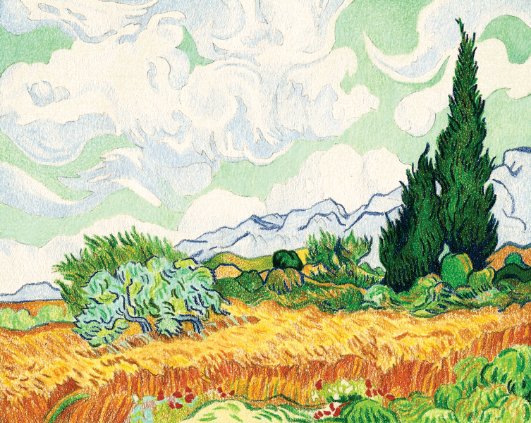 Wheat Field Drawing at GetDrawings Free download