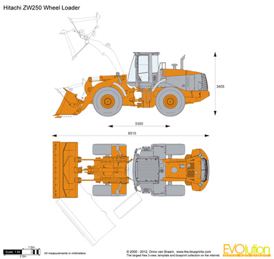 Wheel Loader Drawing at GetDrawings | Free download