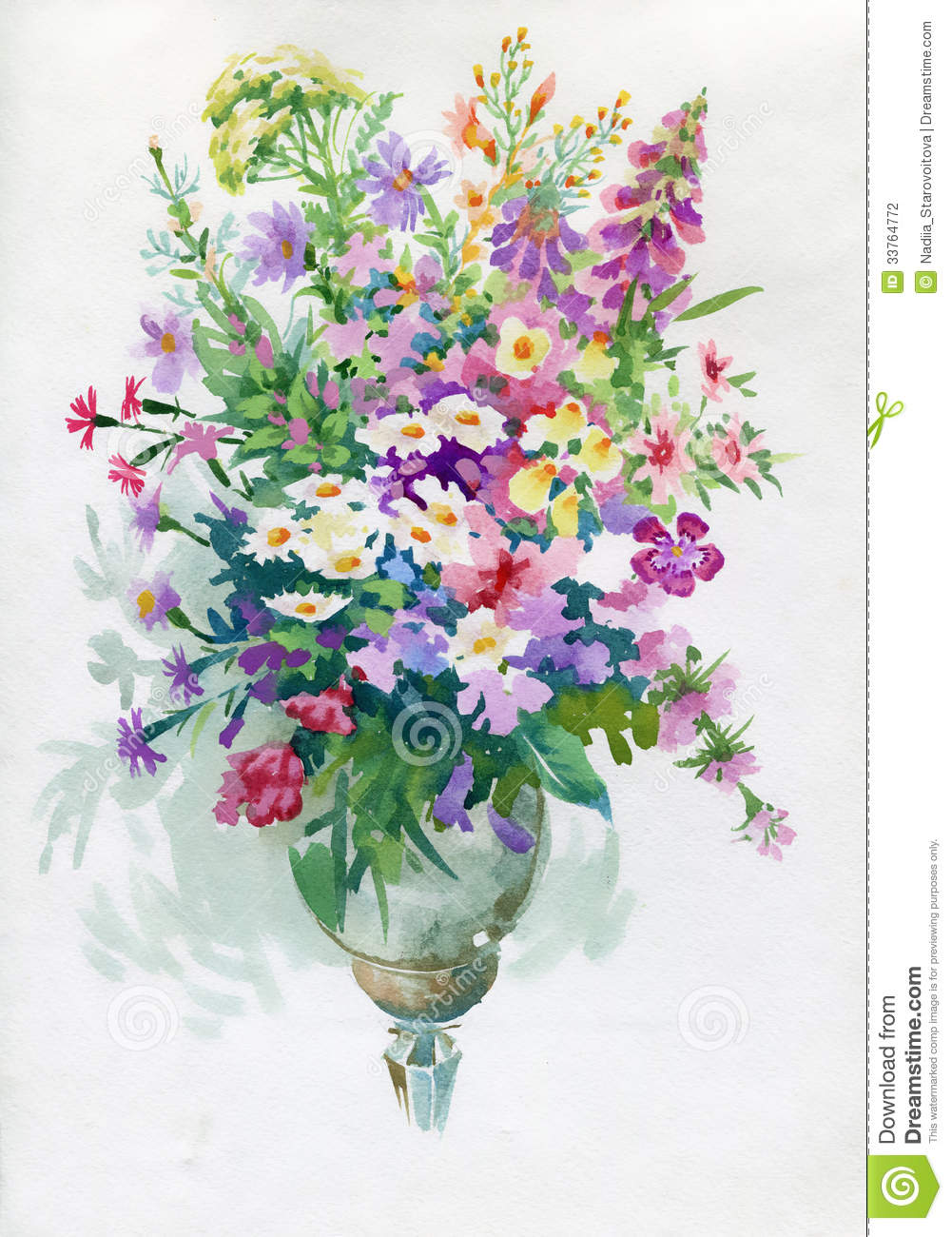 Wildflower Bouquet Drawing at GetDrawings Free download