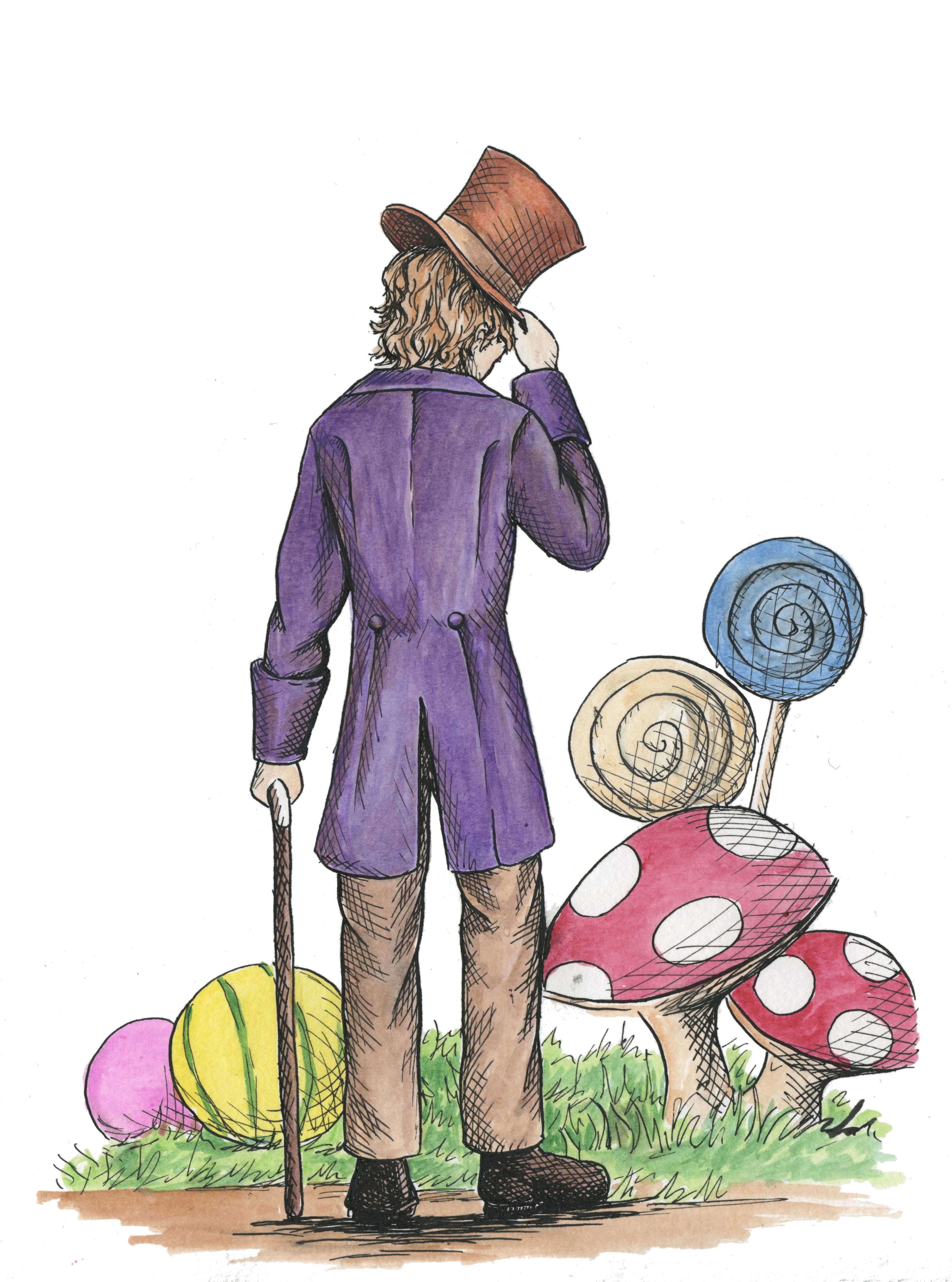 Willy Wonka Drawing at GetDrawings Free download