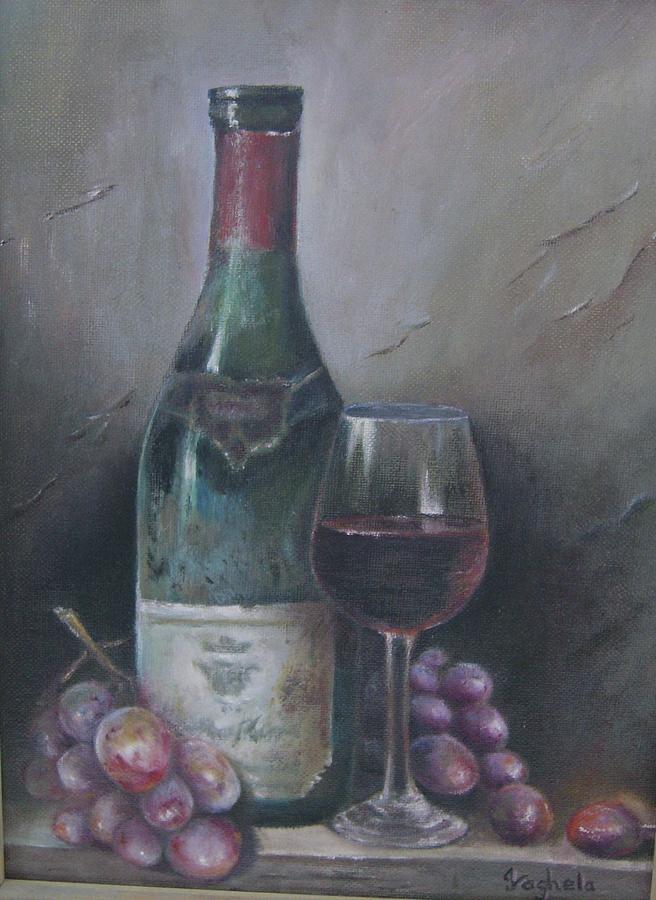 Wine Bottle And Glass Drawing At Getdrawings 