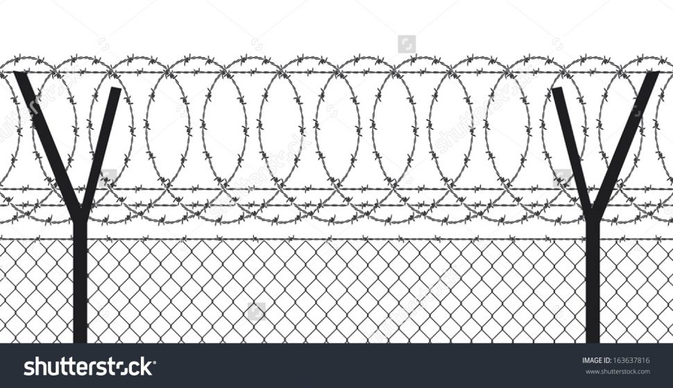 Featured image of post How To Draw Barb Wire Fence The wire is characterized by having sharp metal points that are also known as barbs