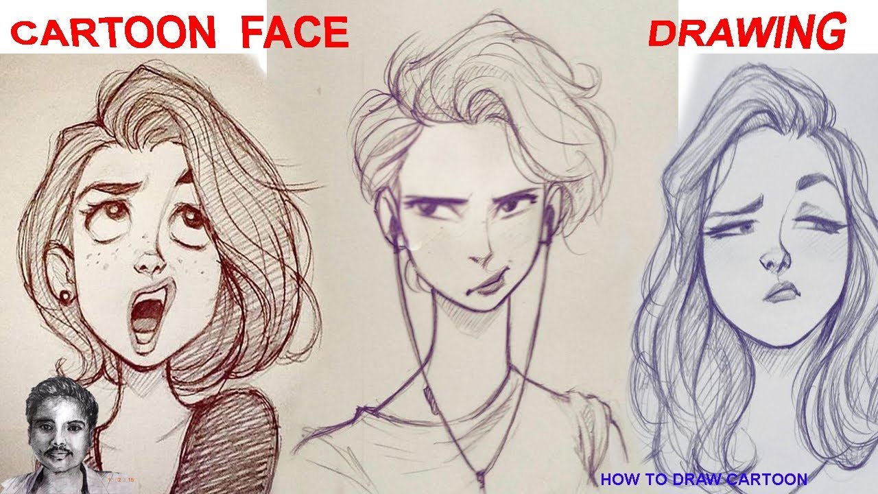 Womens Face Drawing at GetDrawings | Free download