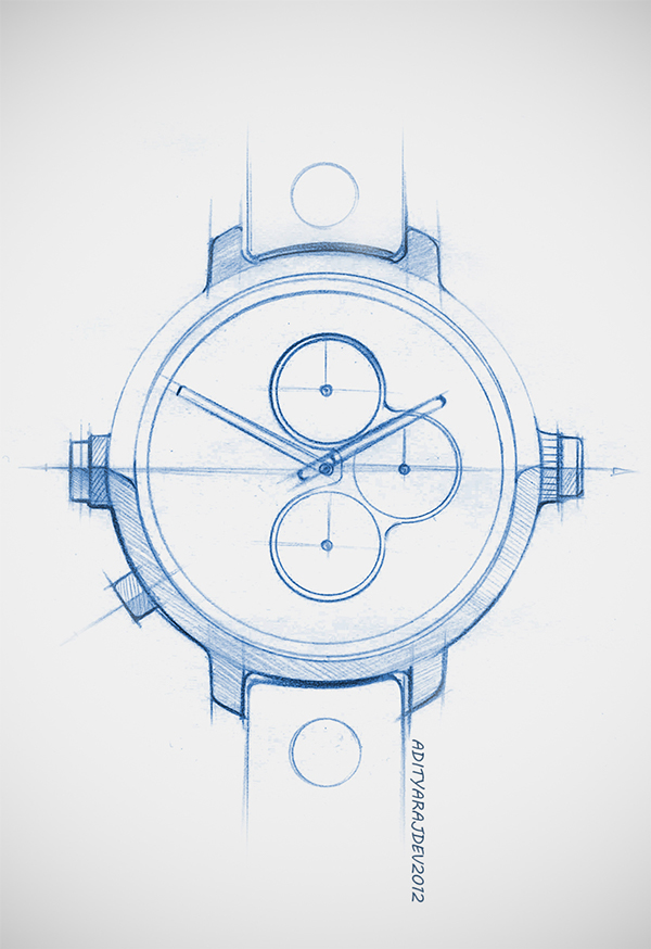 Wrist Watch Drawing at GetDrawings | Free download