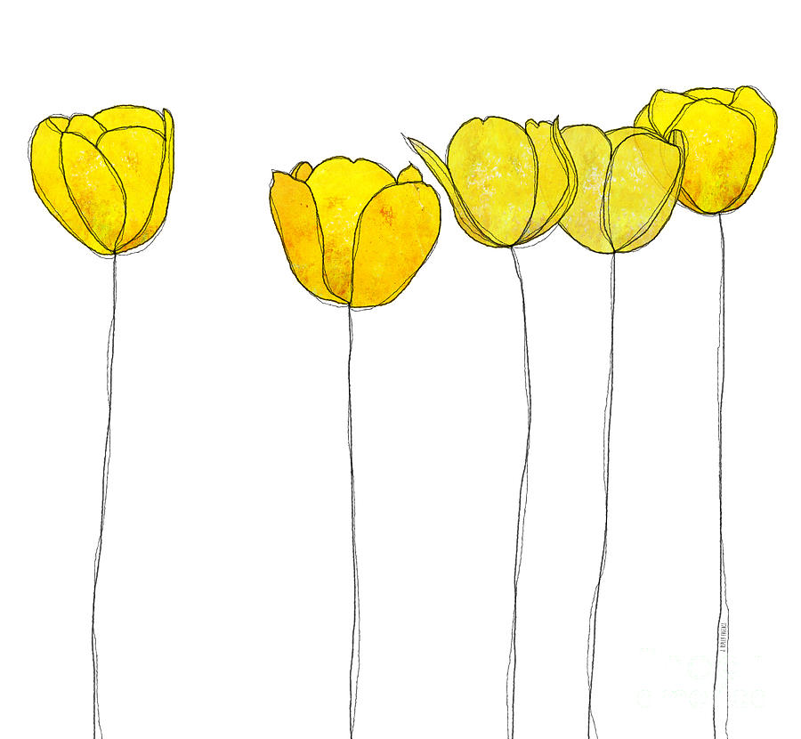 Yellow Flower Drawing at GetDrawings Free download