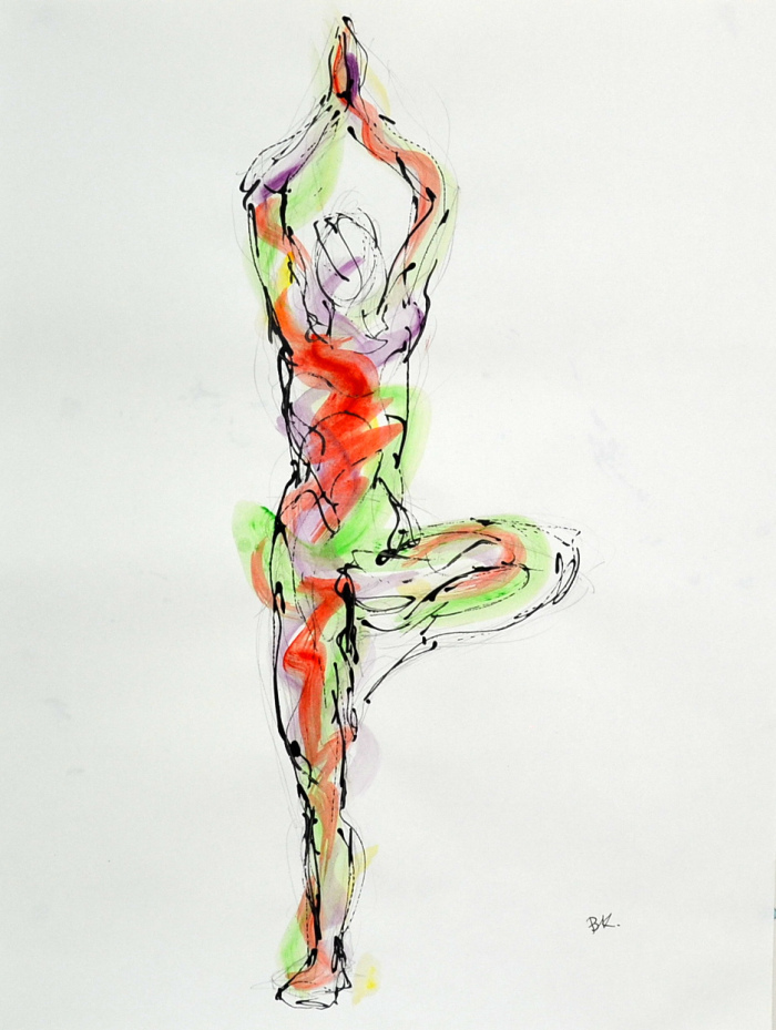 Yoga Drawing at GetDrawings | Free download