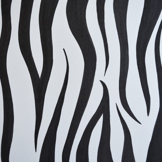 Zebra Print Drawing by GetDrawings