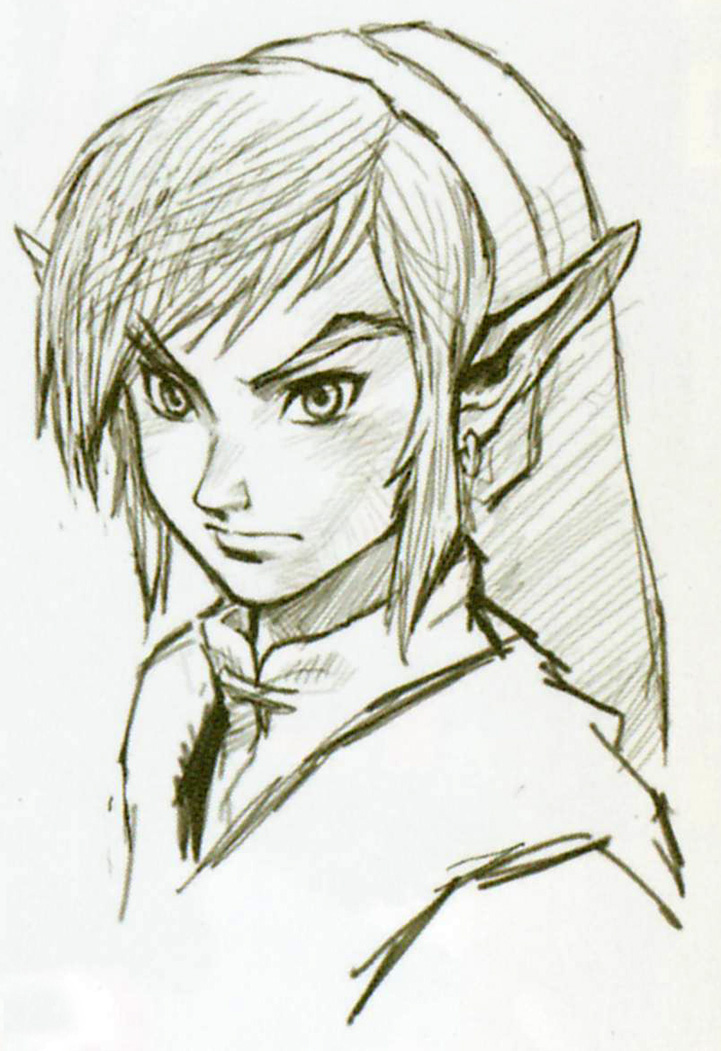 Zelda Link Drawing at GetDrawings | Free download