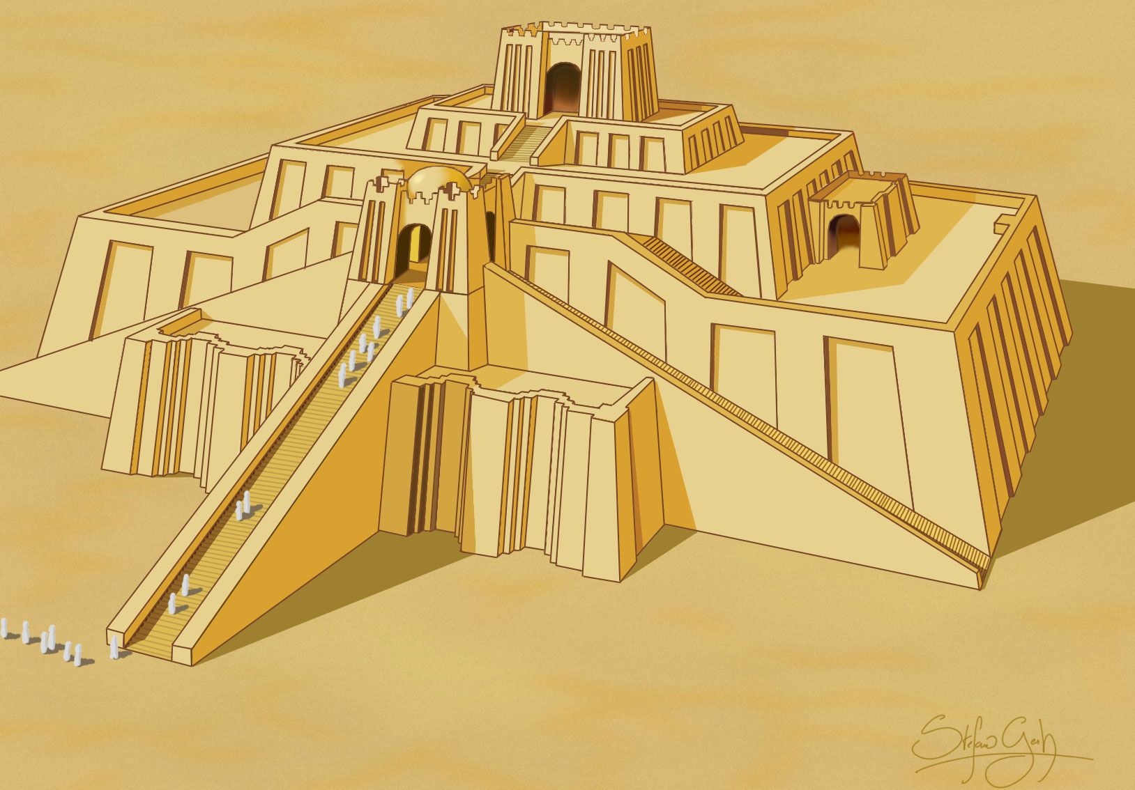 Ziggurat Drawing at GetDrawings Free download
