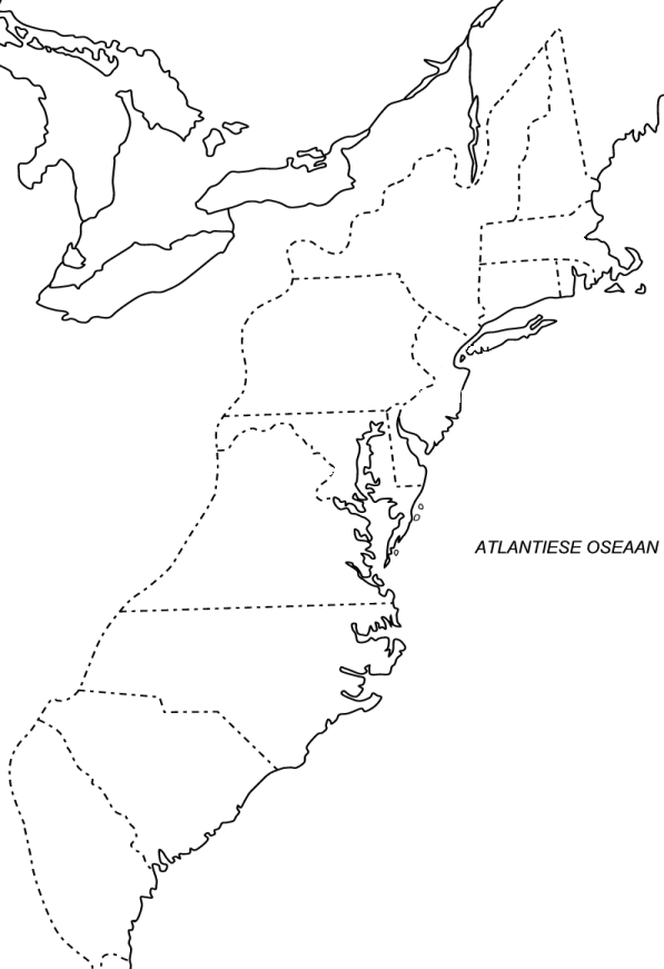 25 13 Colonies Map Labeled Maps Online For You