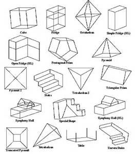3 dimensional shapes drawing