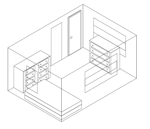 Room sketch 3d