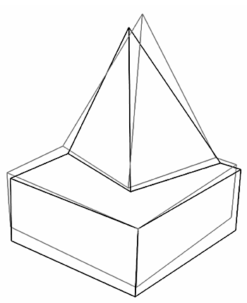 3d Pyramid Drawing at GetDrawings | Free download