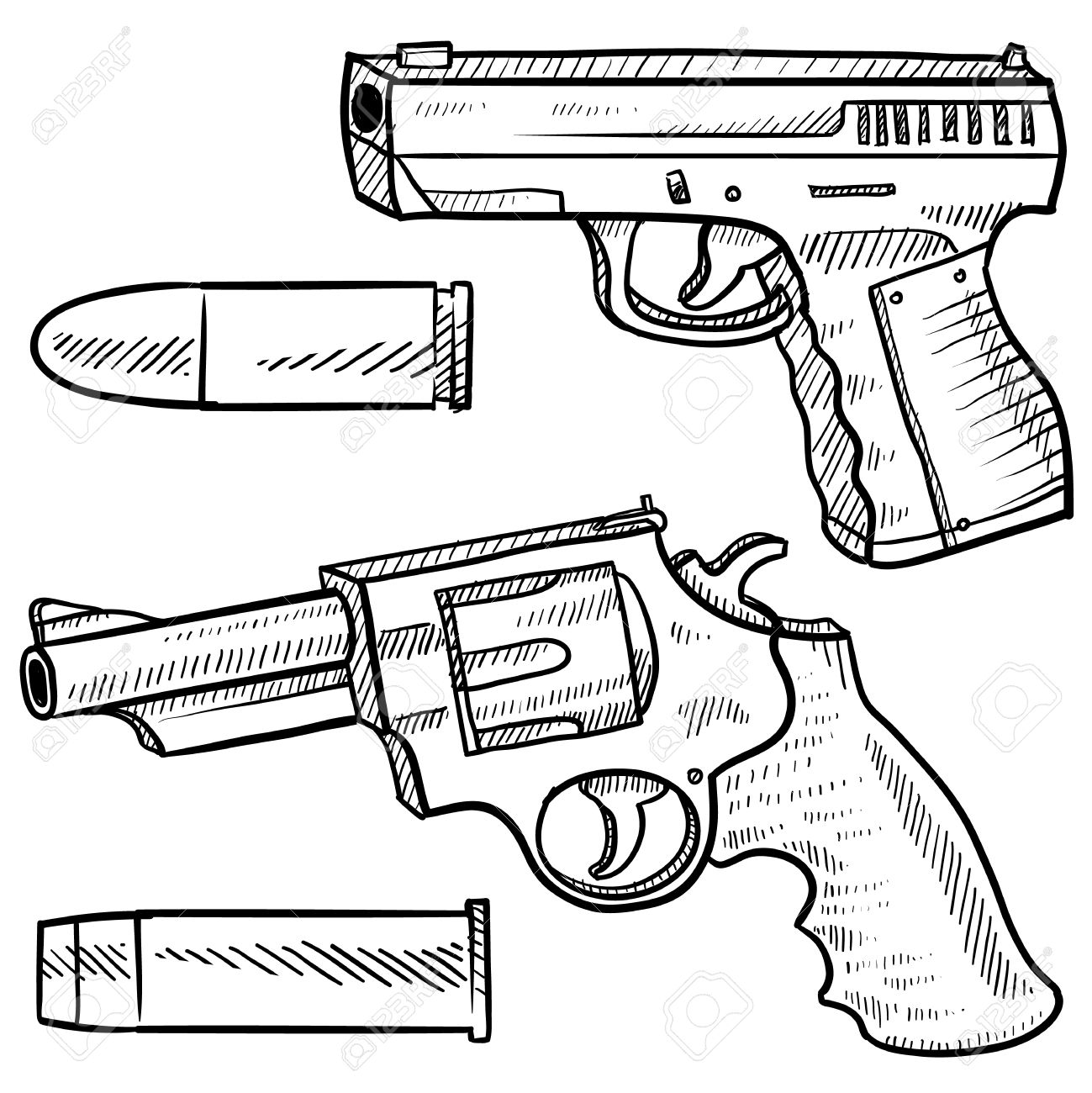 The best free Handgun drawing images. Download from 61 free drawings of
