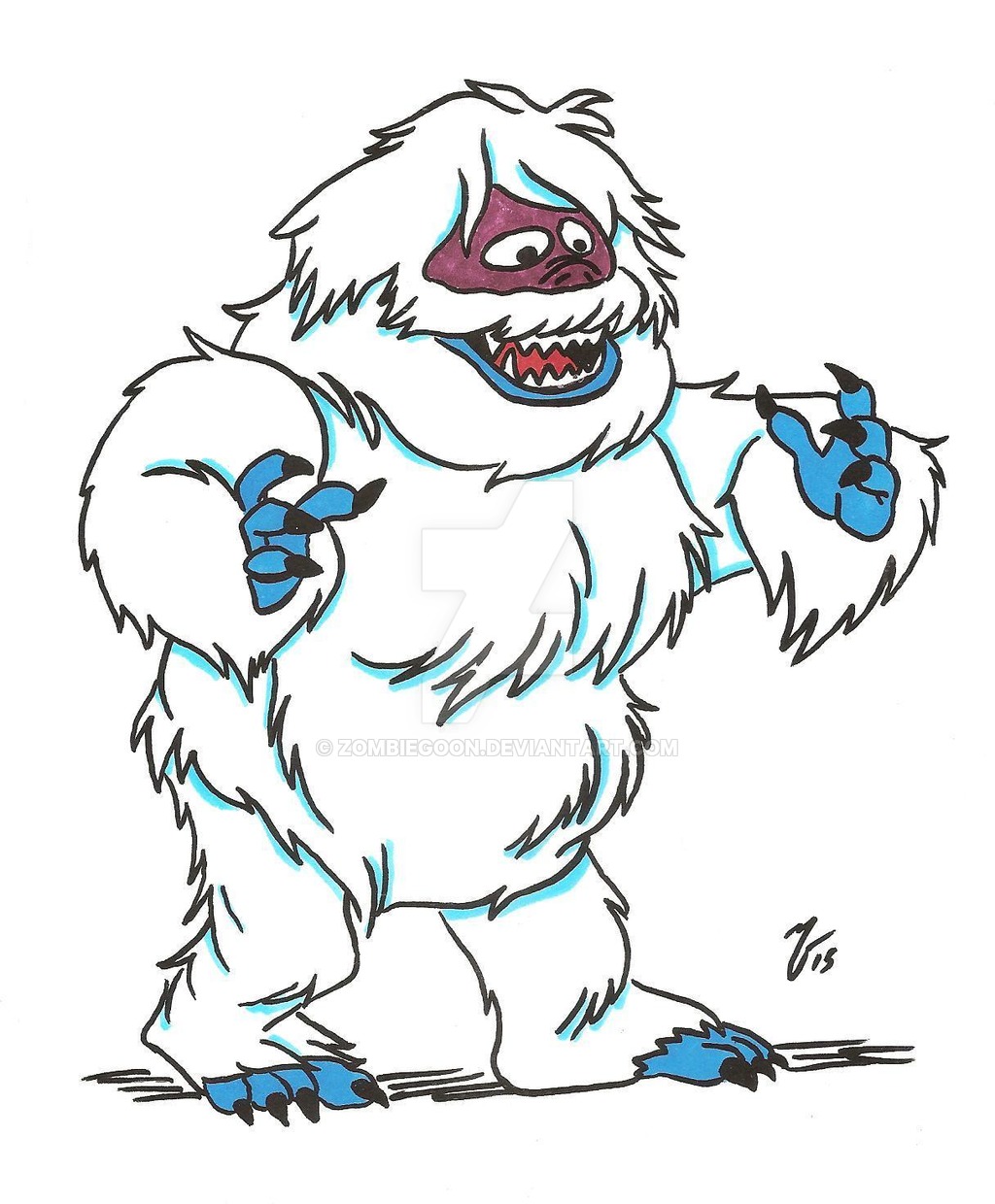 Abominable Snowman Drawing at GetDrawings Free download