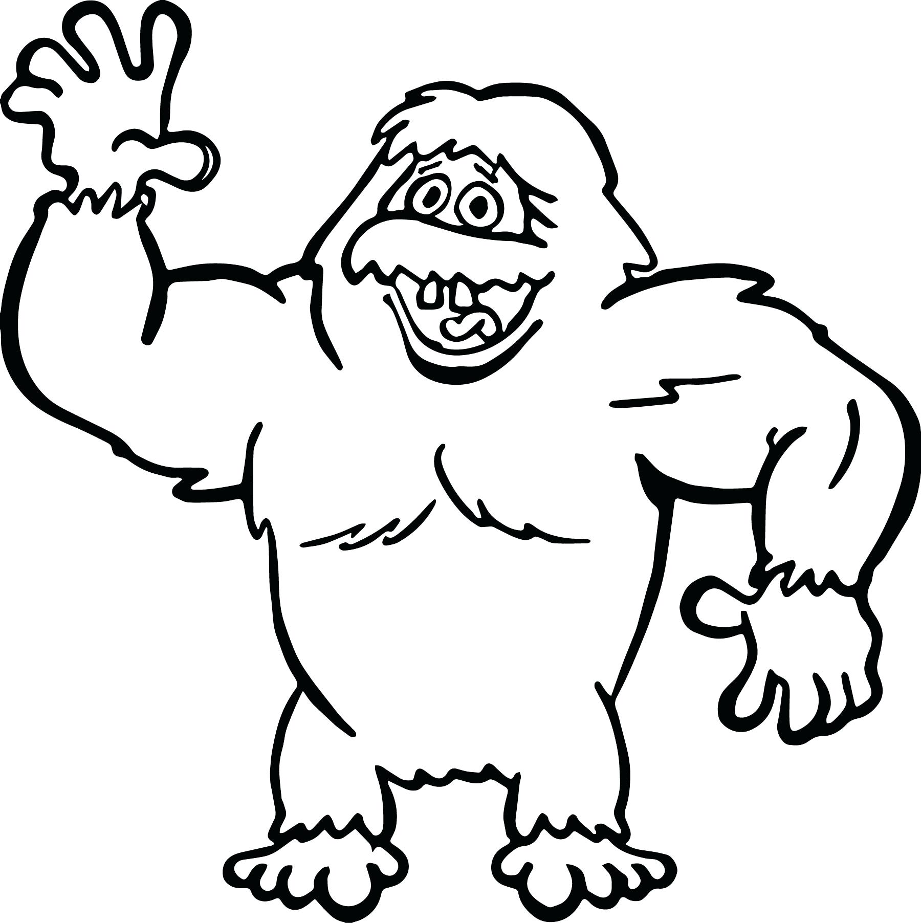 Abominable Snowman Drawing At Getdrawings | Free Download
