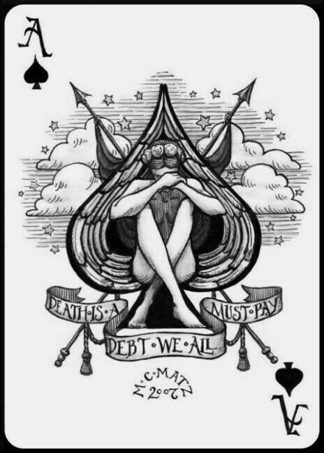 Ace Of Spades Drawing at GetDrawings | Free download