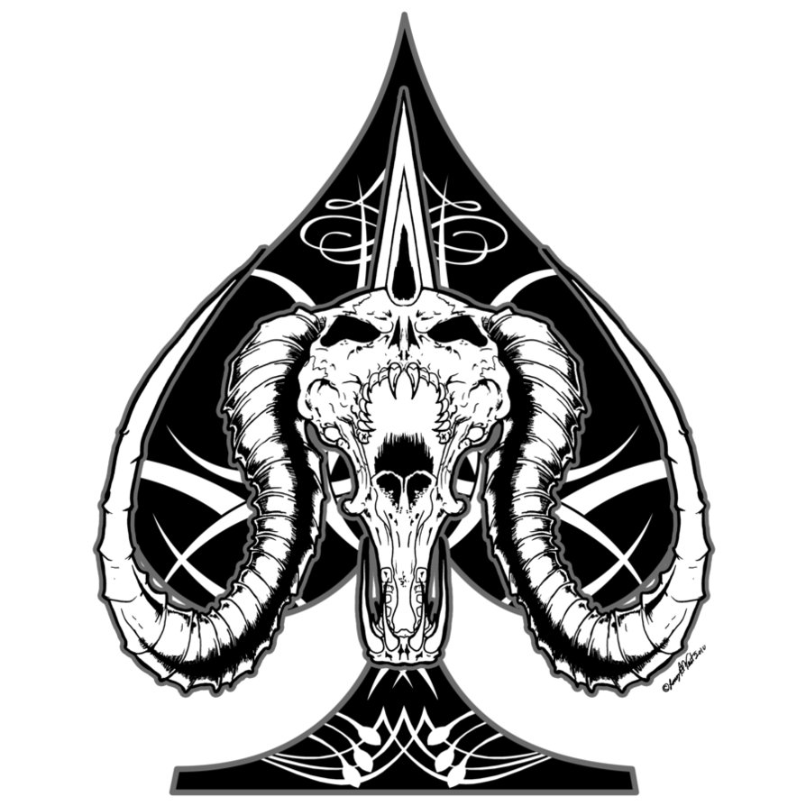 Ace Of Spades Drawing at GetDrawings | Free download