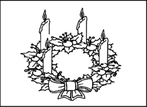 Advent Candles Drawing At Getdrawings 