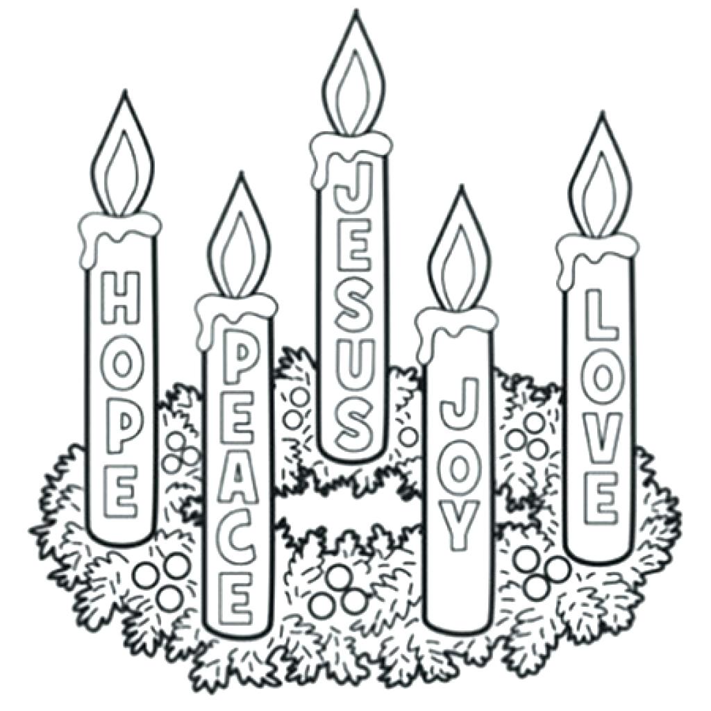 Advent Wreath Drawing At GetDrawings Free Download