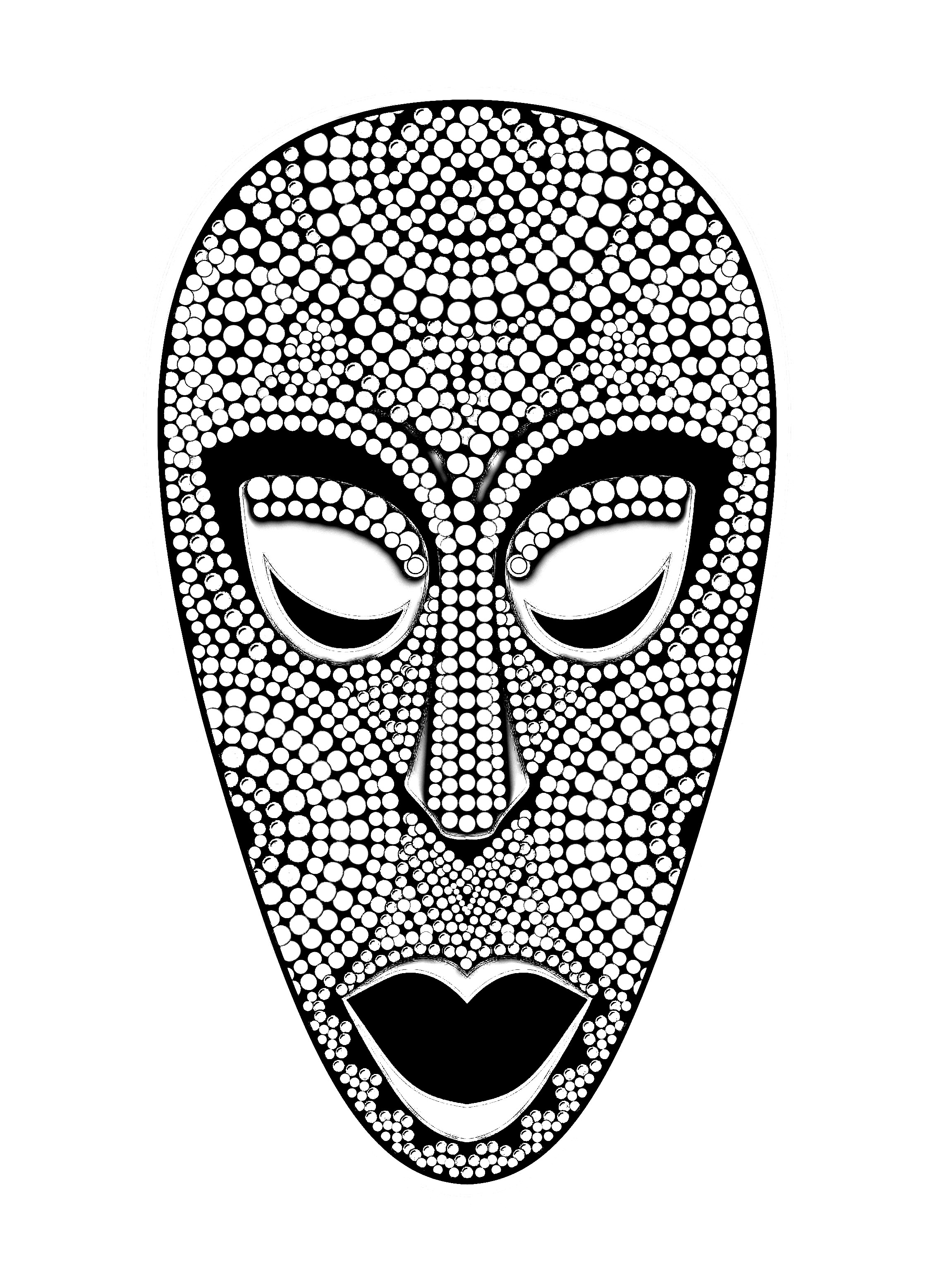 African Mask Drawing At GetDrawings Free Download
