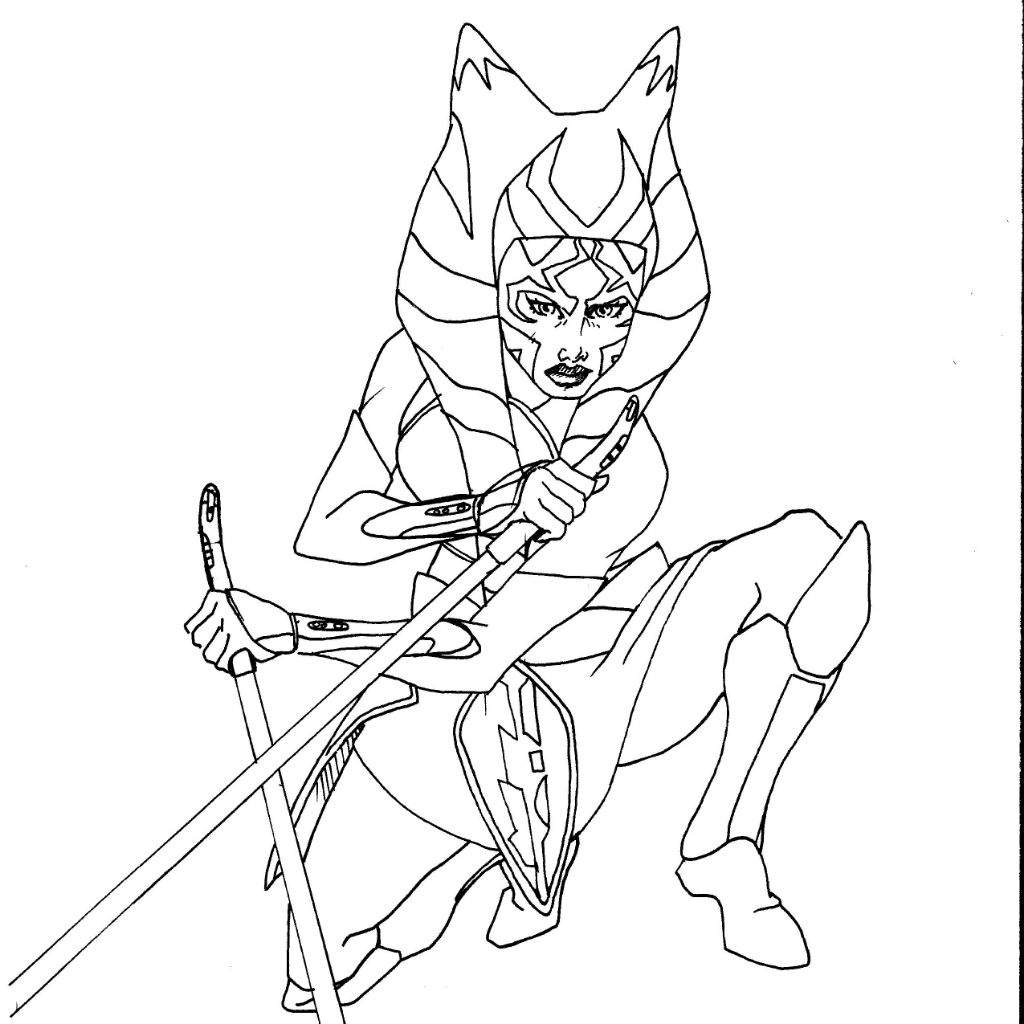 Ahsoka Tano Drawing At Getdrawings Free Download 