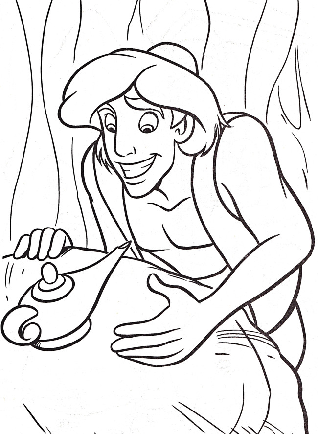 Aladdin Lamp Drawing at GetDrawings | Free download
