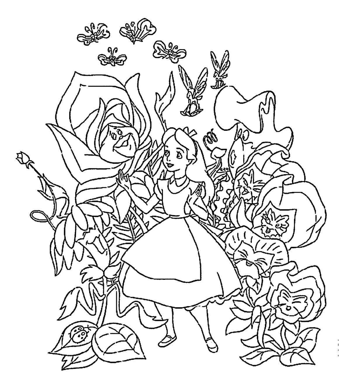 Alice In Wonderland Caterpillar Drawing at GetDrawings | Free download