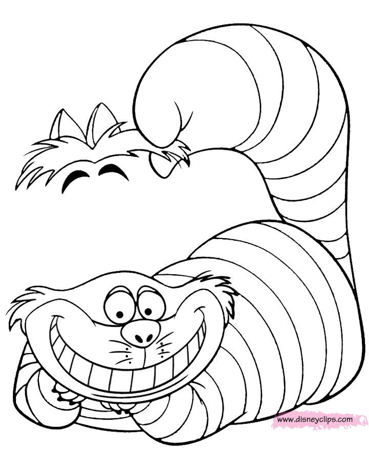 Alice In Wonderland Cheshire Cat Drawing at GetDrawings | Free download