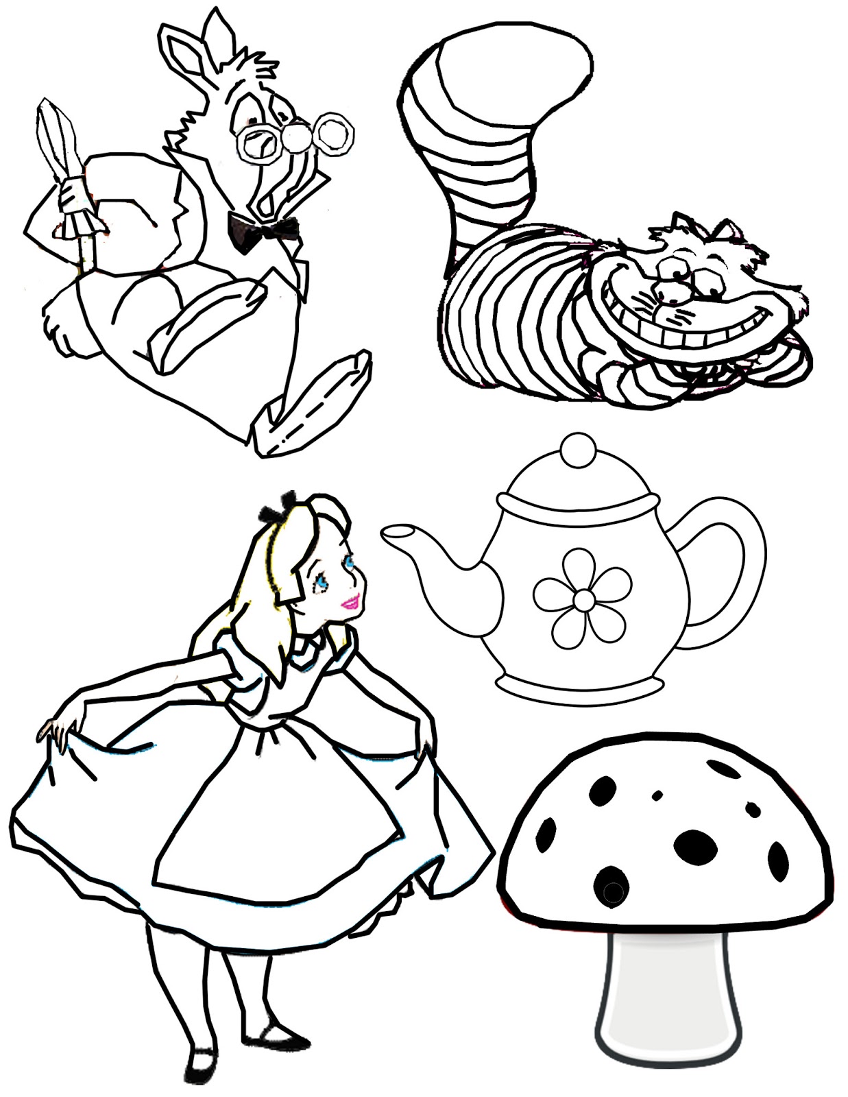 Alice In Wonderland Mad Hatter Drawing at GetDrawings Free download