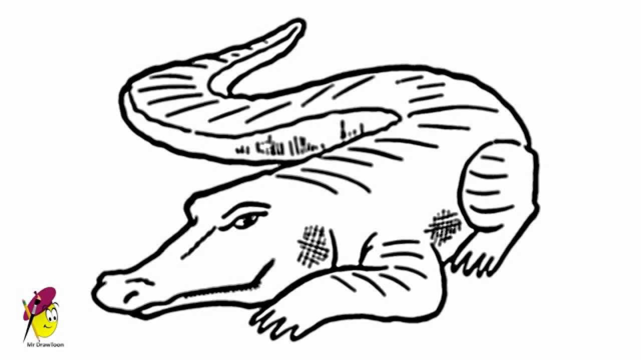 Alligator Cartoon Drawing at GetDrawings | Free download