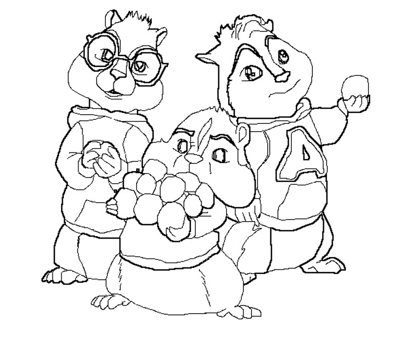 Alvin And The Chipmunks Drawing at GetDrawings Free download