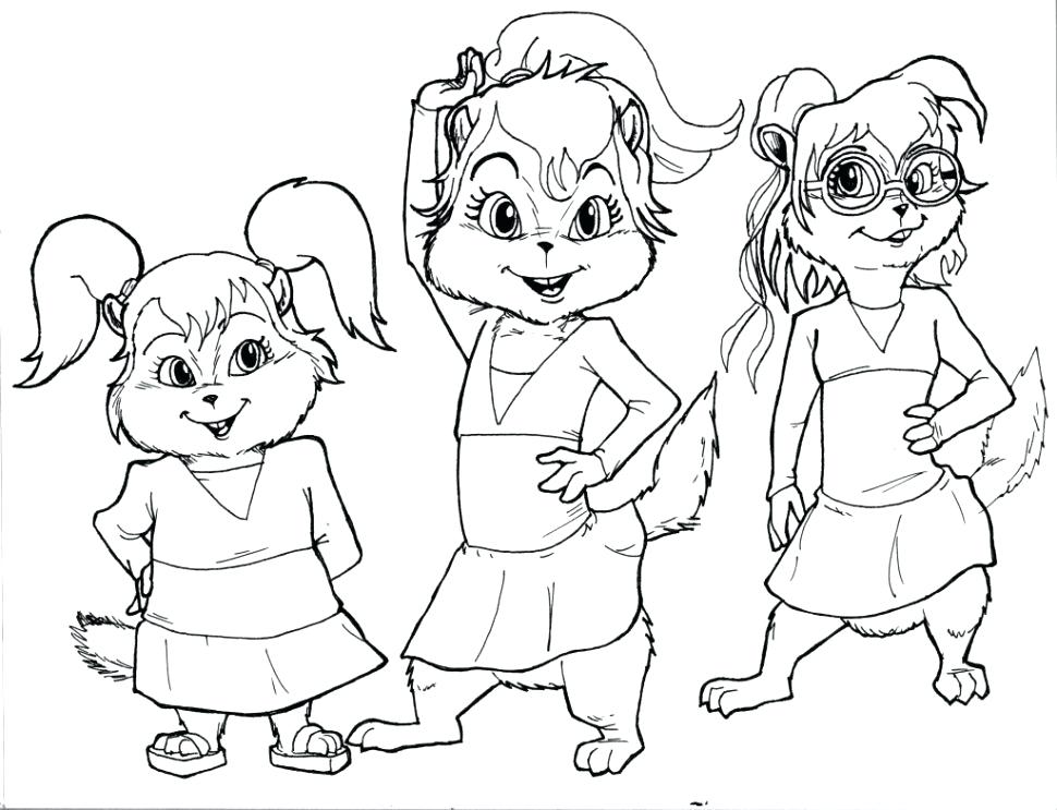 Alvin And The Chipmunks Drawing at GetDrawings | Free download