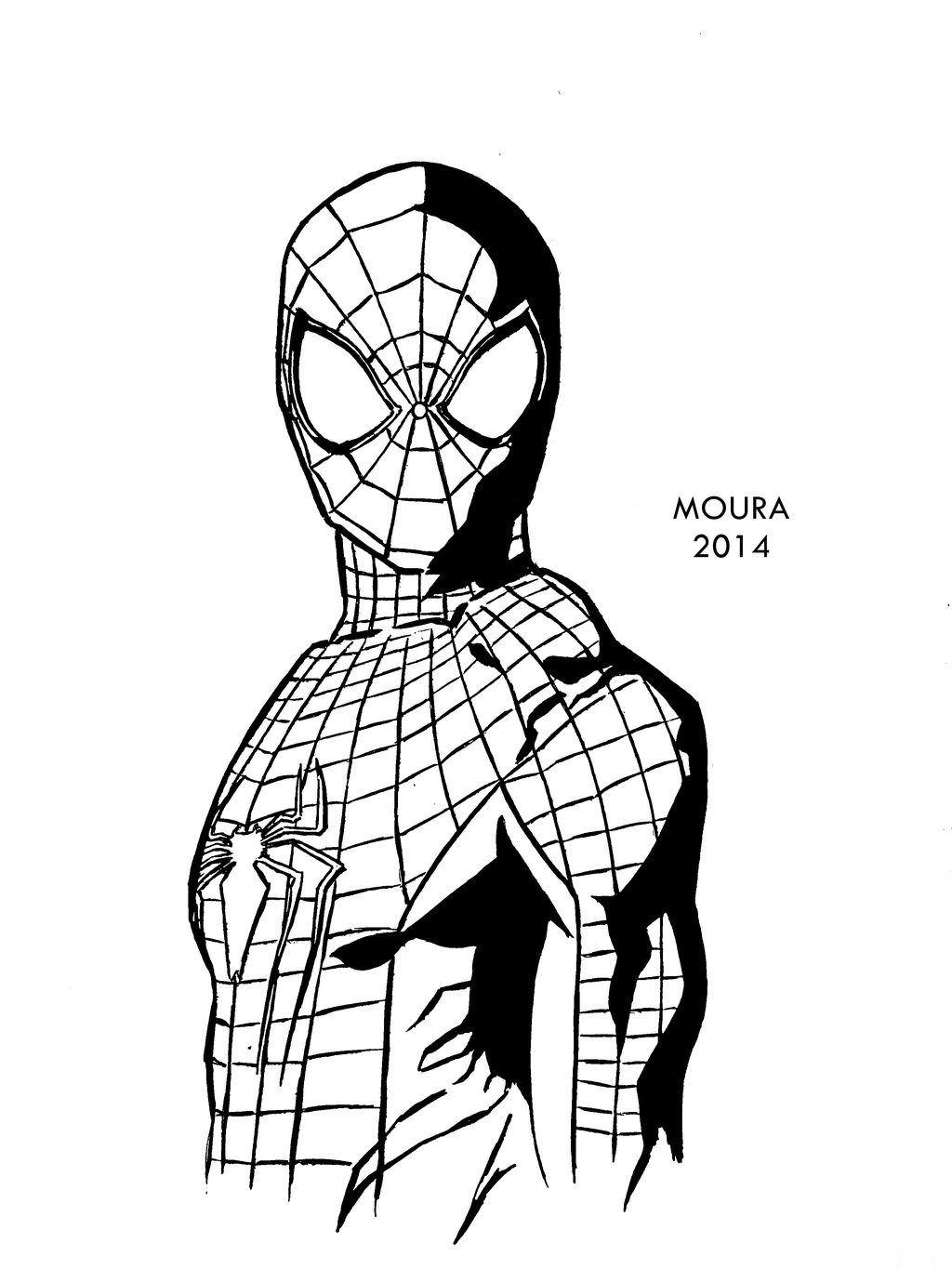 Amazing Spider Man 2 Drawing at GetDrawings | Free download