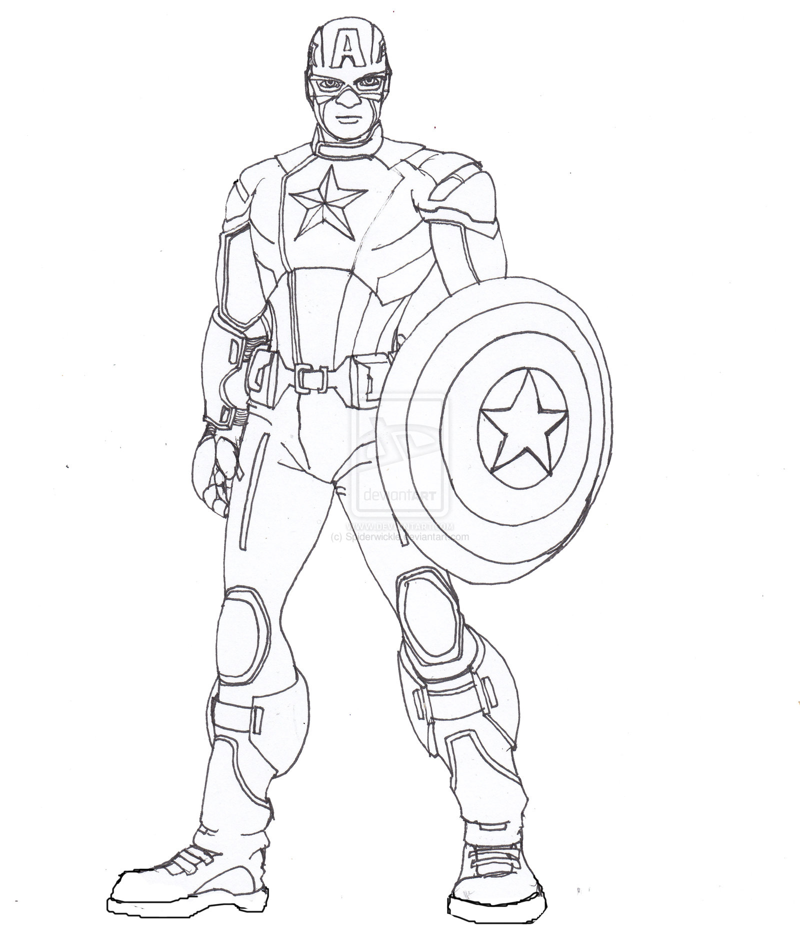 The best free Captain america drawing images. Download from 4586 free