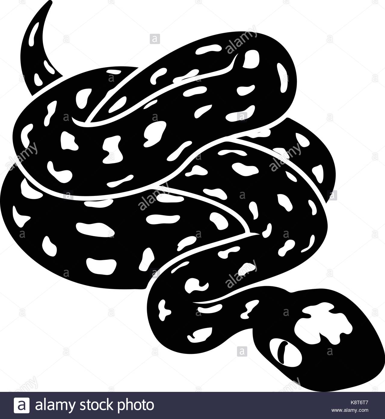 Anaconda Snake Drawing at GetDrawings | Free download