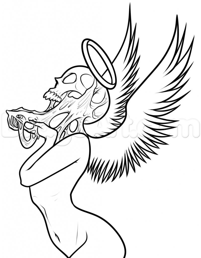 Angel Easy Drawing At Getdrawings Free Download 3261